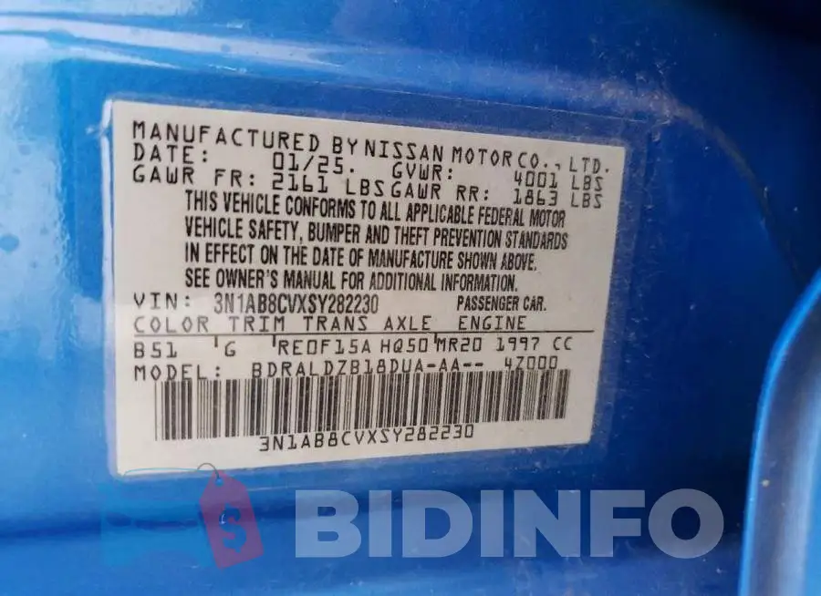 3N1AB8CVXSY282230 Photo# 12