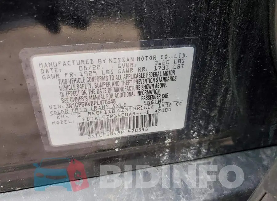 3N1CP5BV8PL470548 Photo# 12