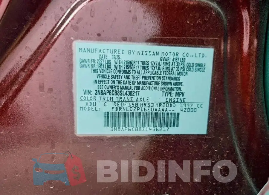3N8AP6CB8SL436217 Photo# 12