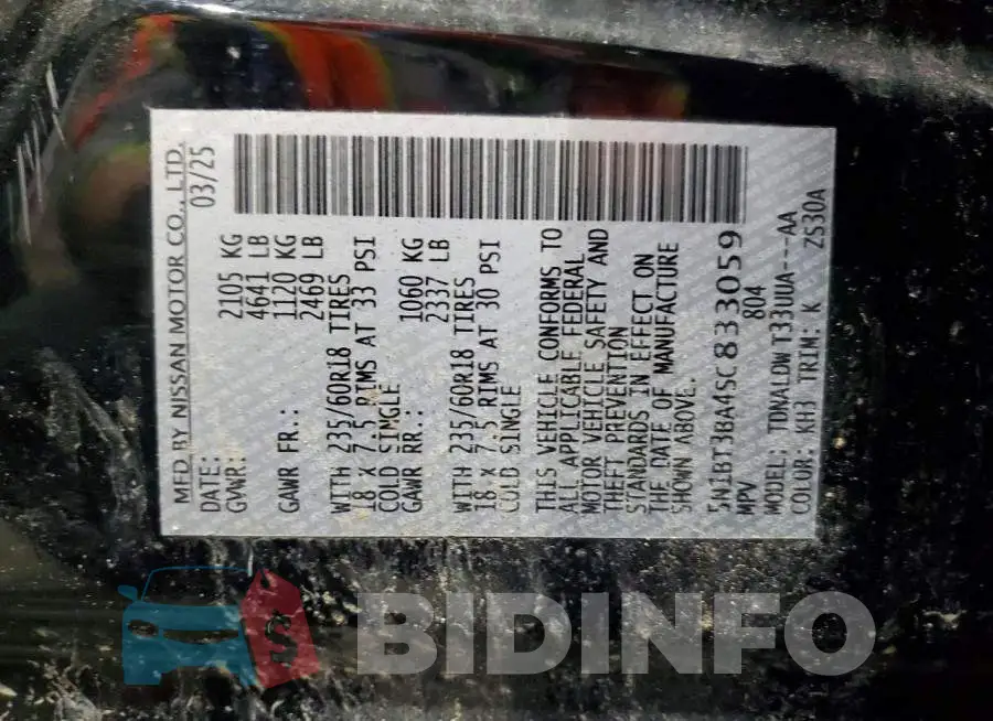 5N1BT3BA4SC833059 Photo# 13