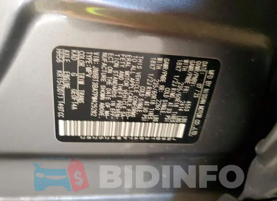 JN8BT3BA7PW425282 Photo# 12