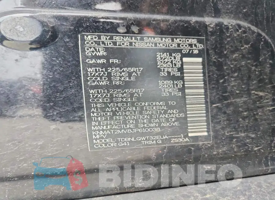 KNMAT2MV8JP610038 Photo# 13