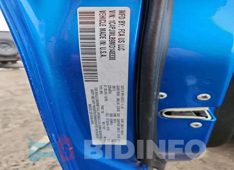 1C4PJMLB9MD148338 Photo# 13