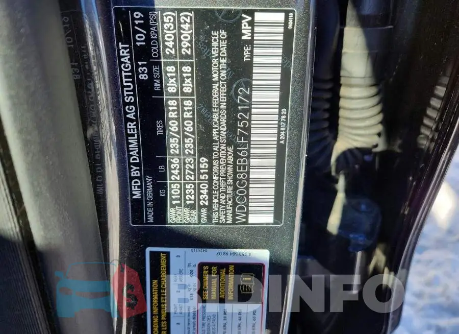 WDC0G8EB6LF752172 Photo# 14