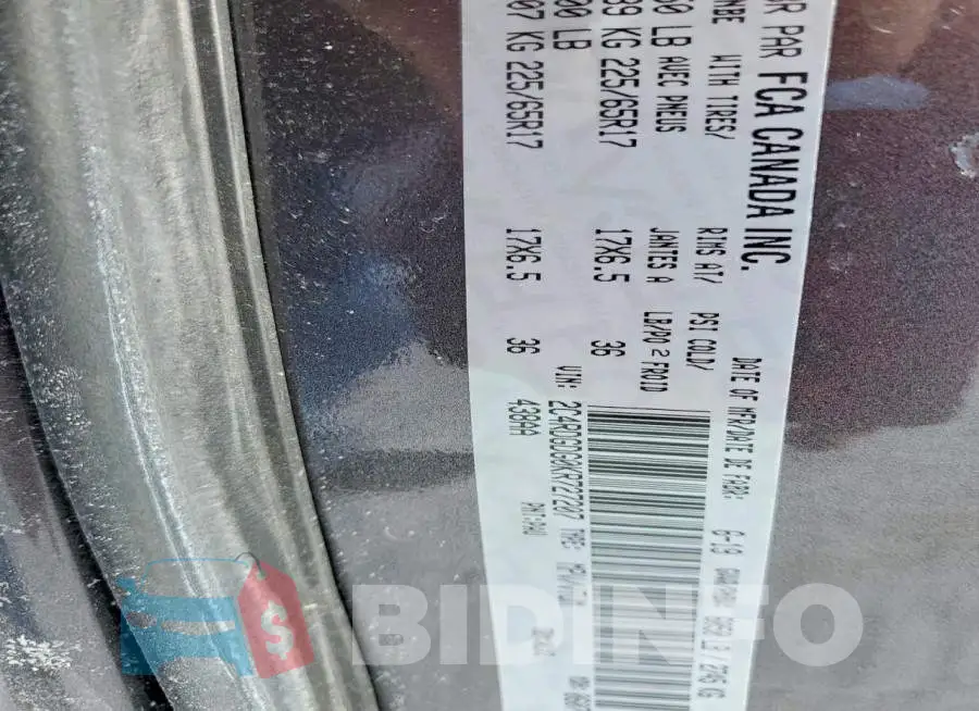 2C4RDGDG0KR727207 Photo# 13