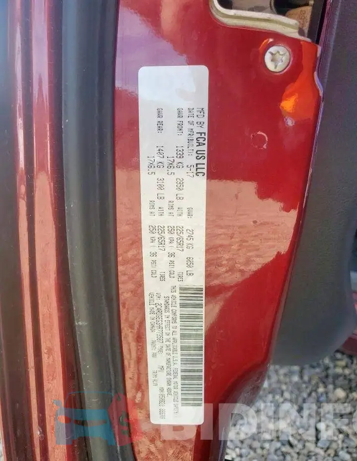 2C4RDGEG3HR773587 Photo# 13