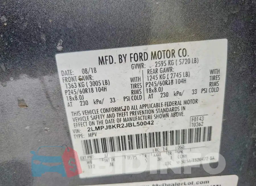 2LMPJ8KR2JBL50042 Photo# 13