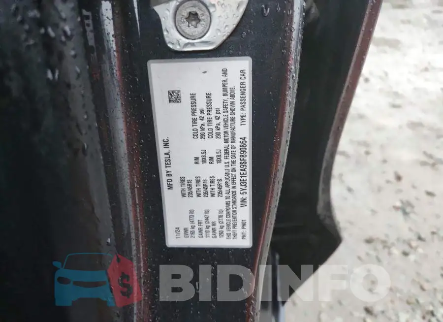 5YJ3E1EA9SF890864 Photo# 12