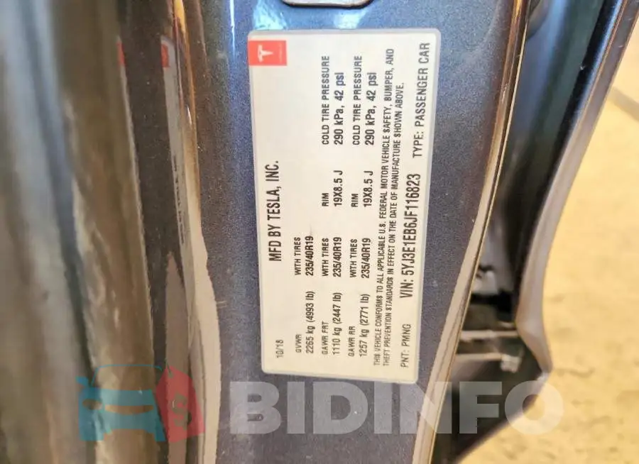 5YJ3E1EB6JF116823 Photo# 12