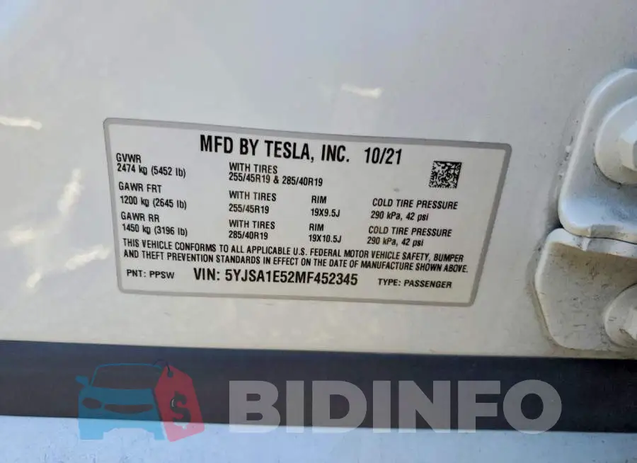 5YJSA1E52MF452345 Photo# 13