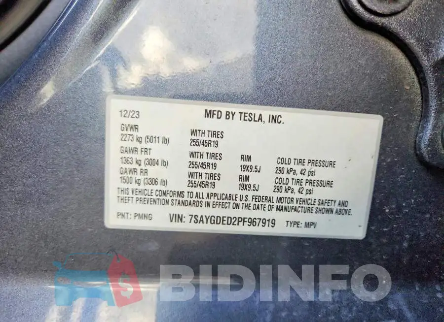 7SAYGDED2PF967919 Photo# 12