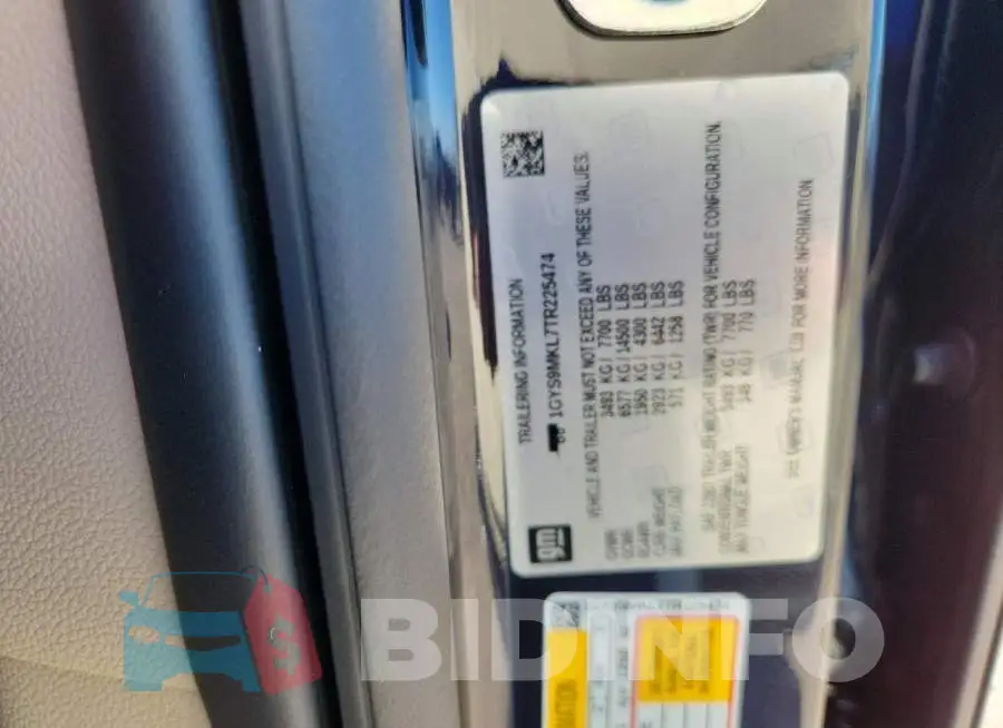 1GYS9MKL7TR225474 Photo# 13