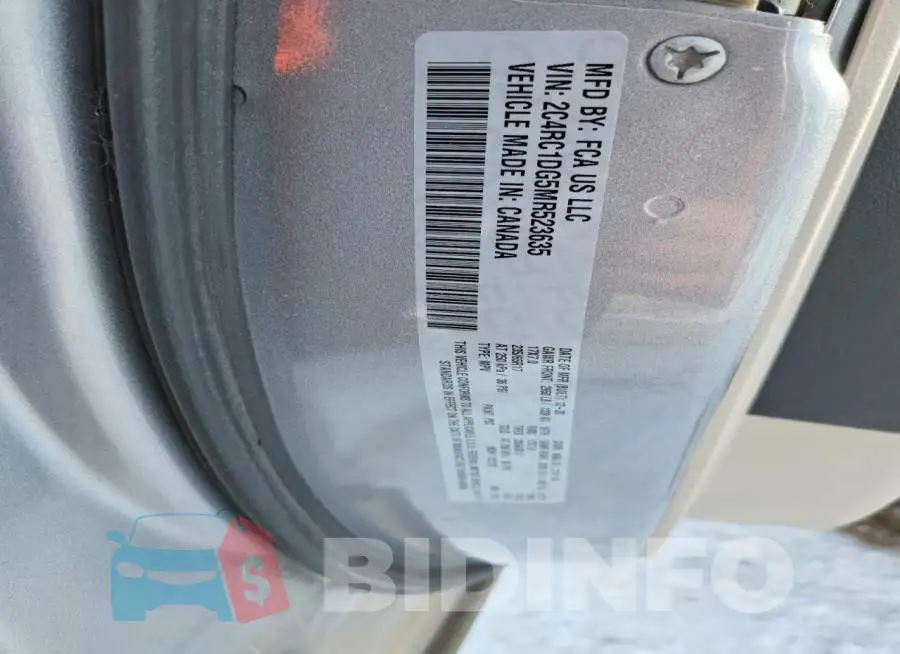 2C4RC1DG5MR523635 Photo# 13