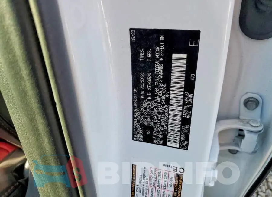 JTJKKCFZ9N2006835 Photo# 13