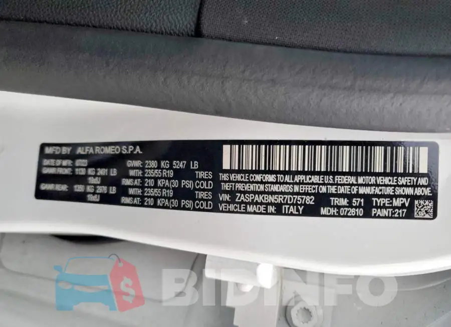 ZASPAKBN5R7D75782 Photo# 13