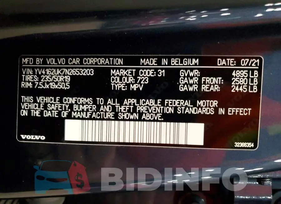 YV4162UK7N2653203 Photo# 14