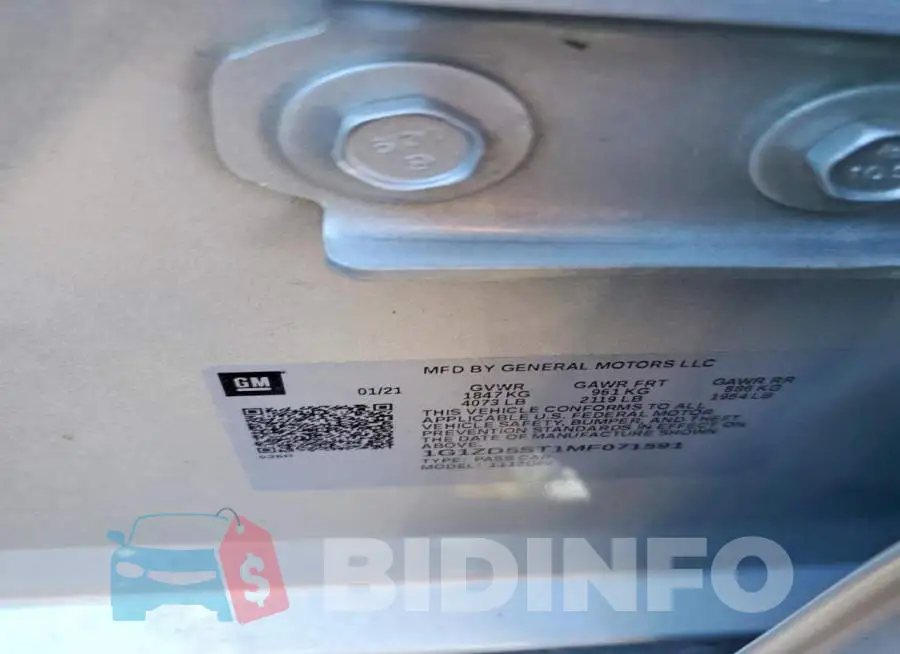 1G1ZD5ST1MF071591 Photo# 12