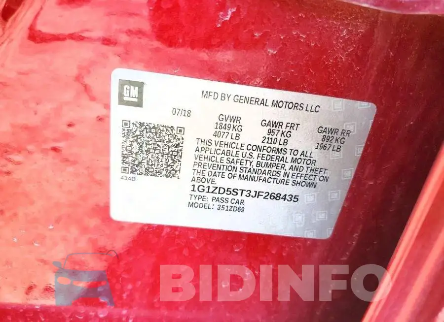 1G1ZD5ST3JF268435 Photo# 13