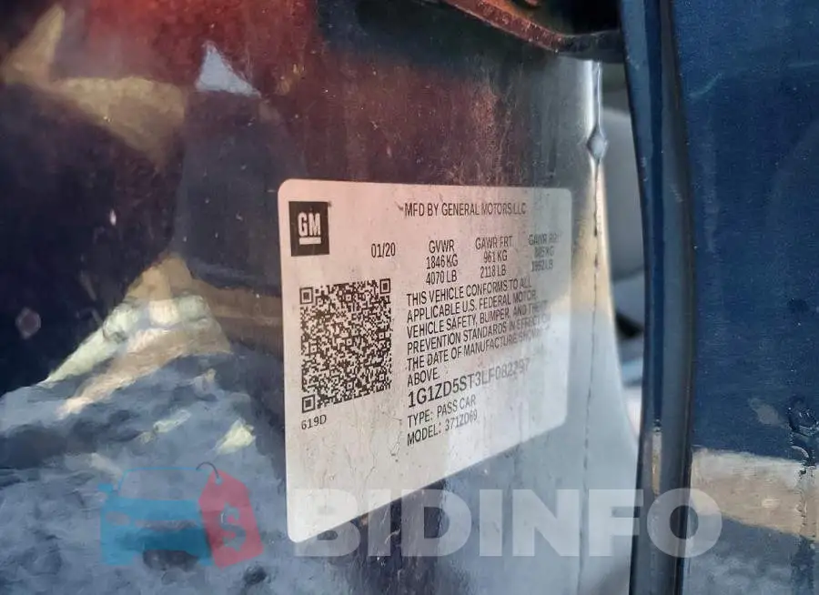 1G1ZD5ST3LF082297 Photo# 12