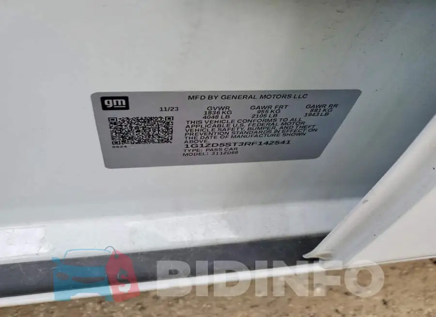 1G1ZD5ST3RF142541 Photo# 12