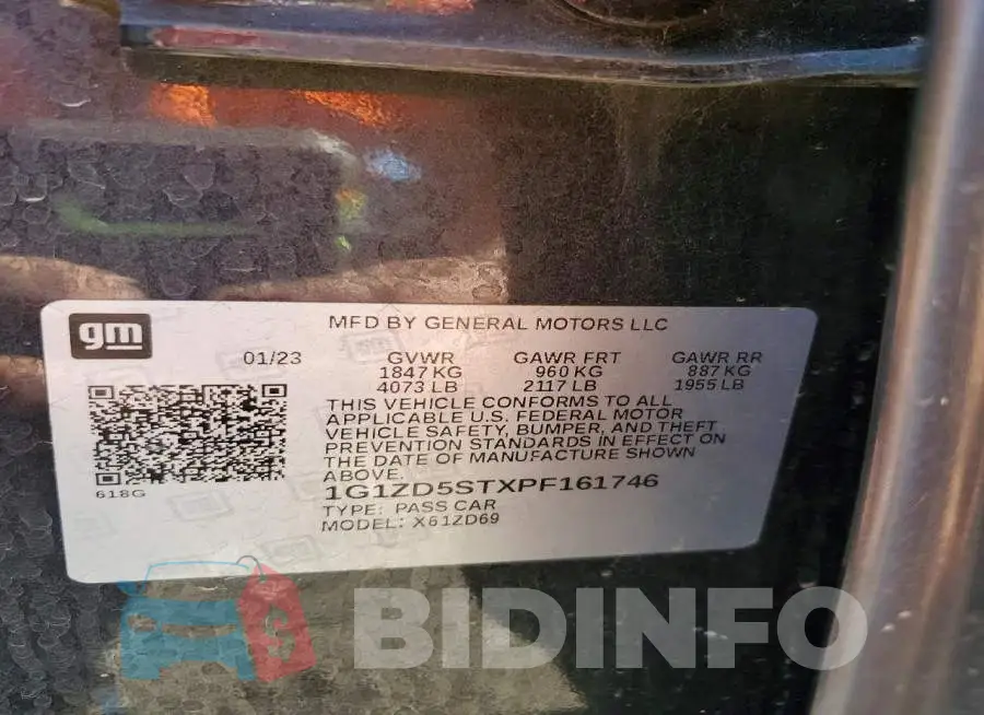 1G1ZD5STXPF161746 Photo# 13