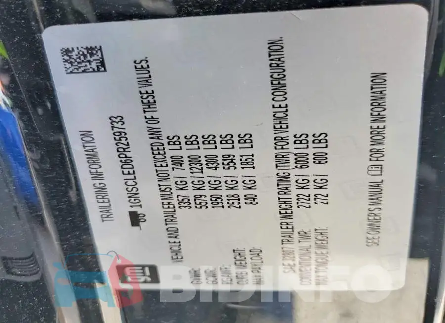 1GNSCLED6PR259733 Photo# 13