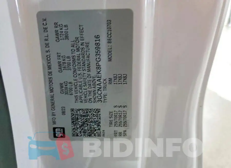 3GCNAAEK8PG359816 Photo# 12
