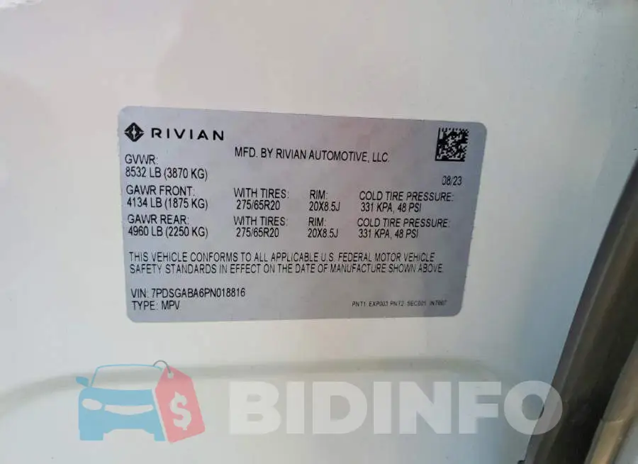 7PDSGABA6PN018816 Photo# 13