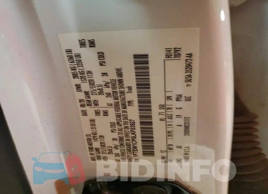 1FTEW1CP0LKF03927 Photo# 12