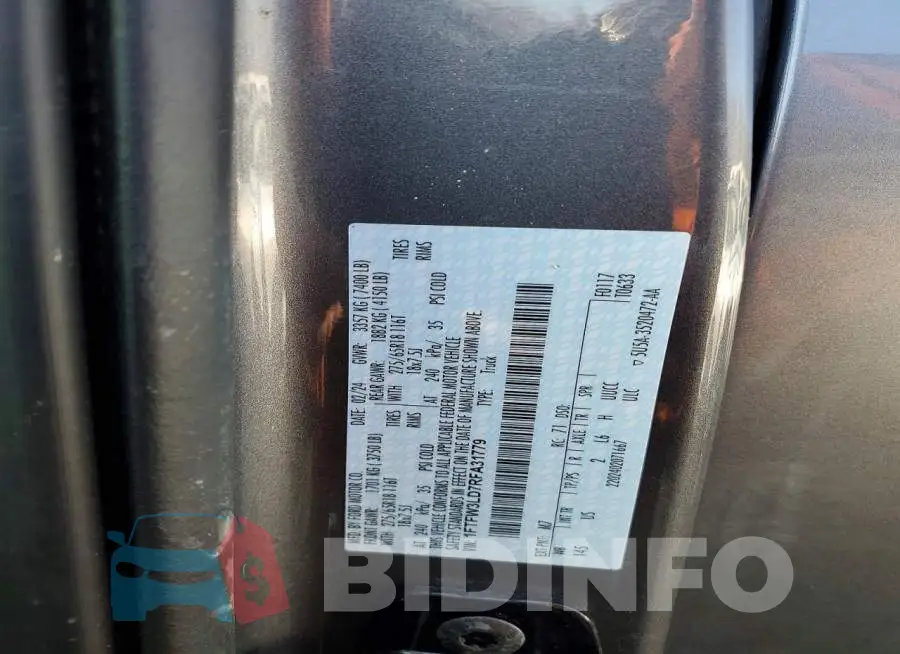 1FTFW3LD7RFA31779 Photo# 12