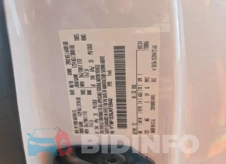 1FTMF1E56JKF35642 Photo# 12