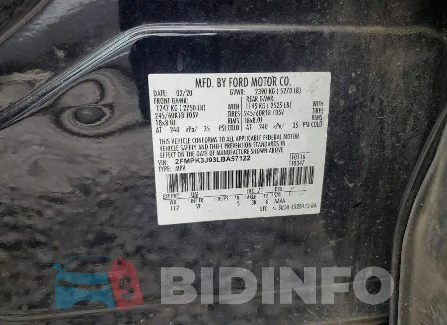 2FMPK3J93LBA57122 Photo# 13