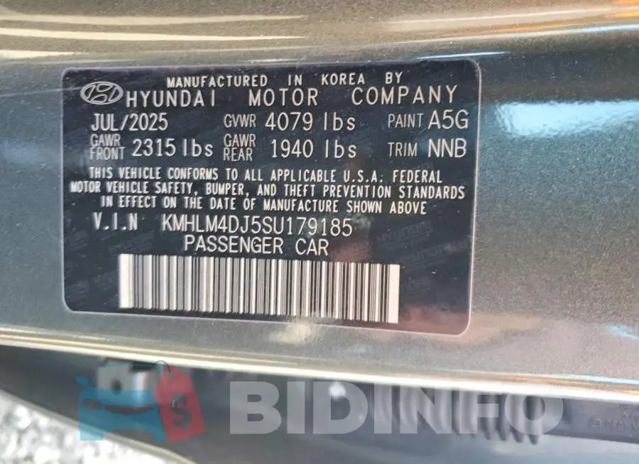 KMHLM4DJ5SU179185 Photo# 12