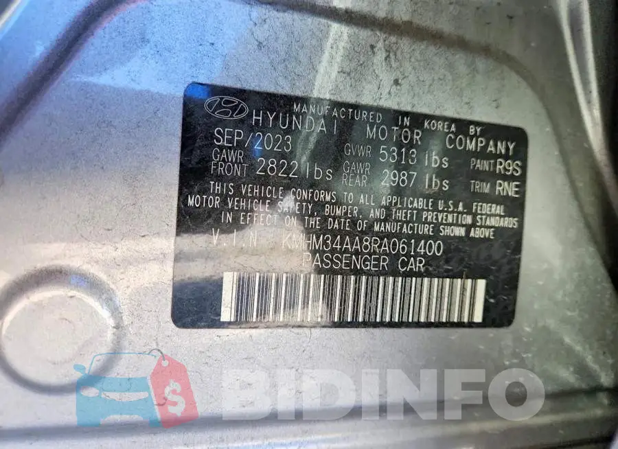 KMHM34AA8RA061400 Photo# 12