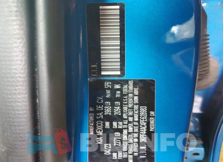 3KPF44AC4PE628983 Photo# 13