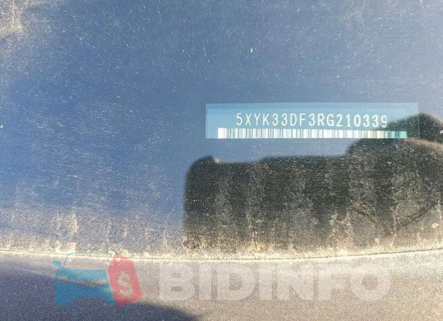 5XYK33DF3RG210339 Photo# 13