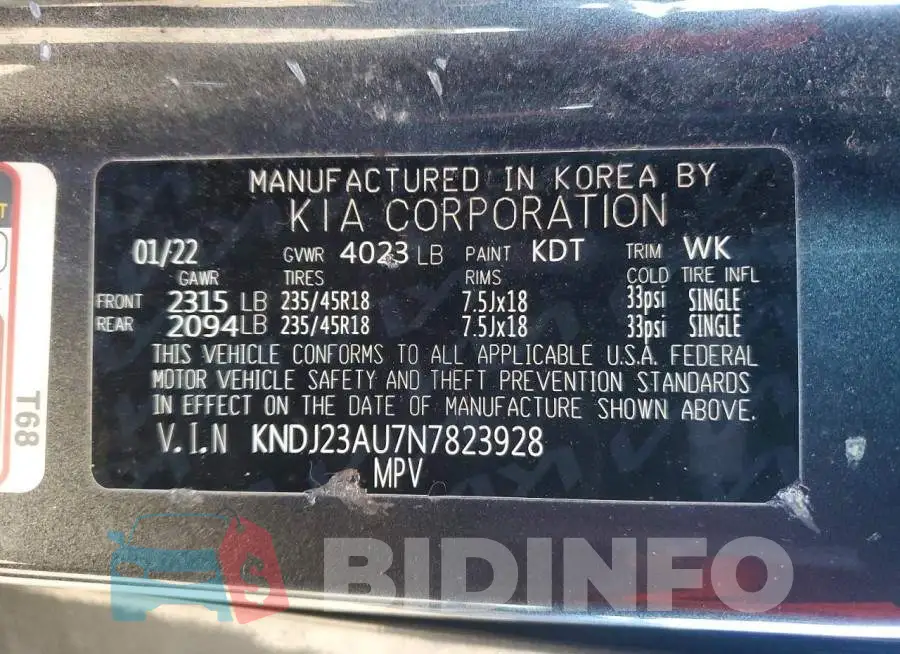 KNDJ23AU7N7823928 Photo# 13