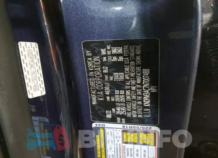 KNDPM3AC7N7007488 Photo# 13