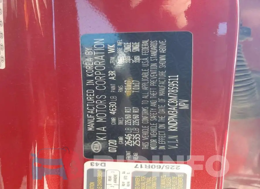 KNDPM3AC8M7859511 Photo# 13
