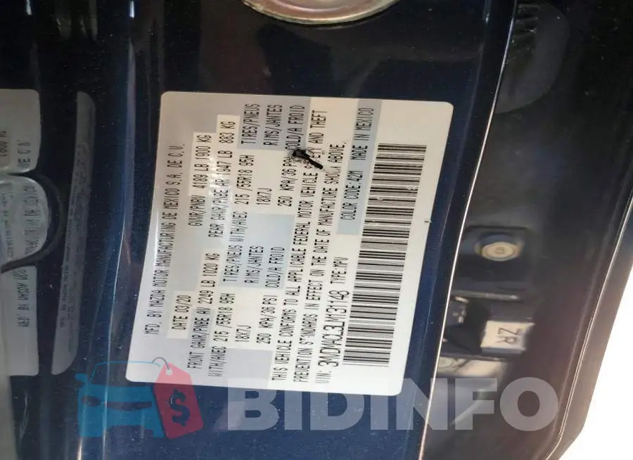 3MVDMACL3LM131148 Photo# 13