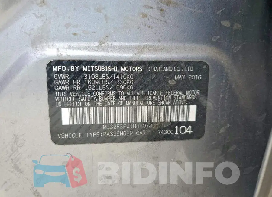 ML32F3FJ1HHF07811 Photo# 12