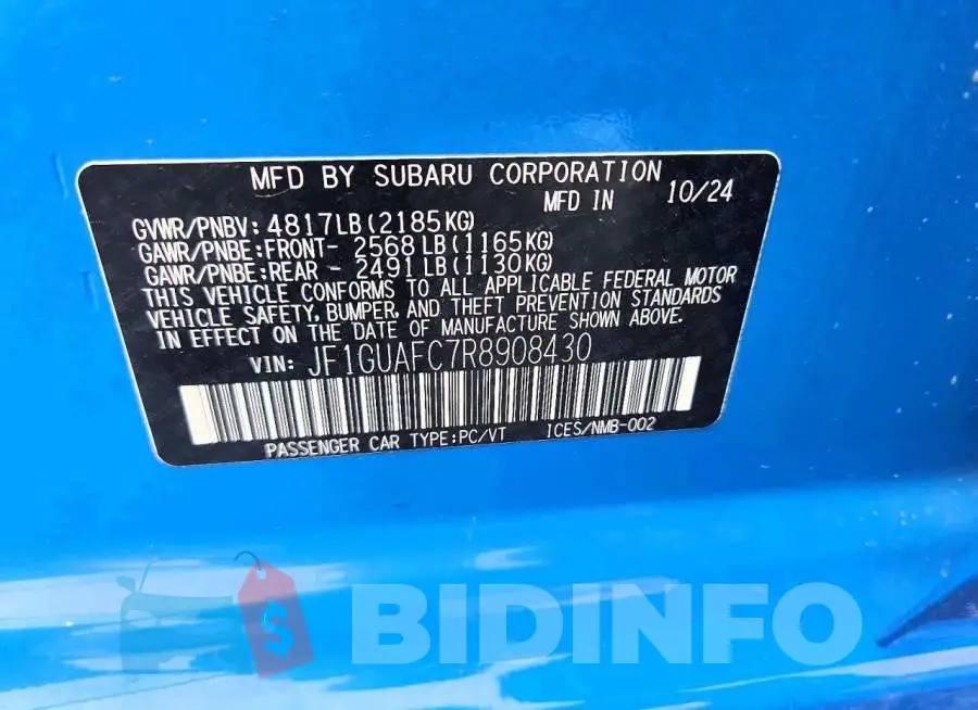 JF1GUAFC7R8908430 Photo# 13