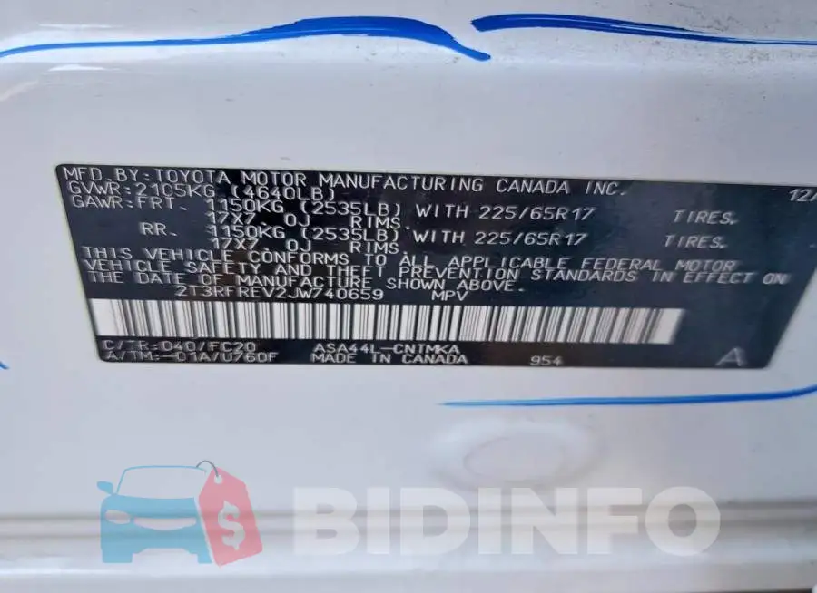 2T3RFREV2JW740659 Photo# 14