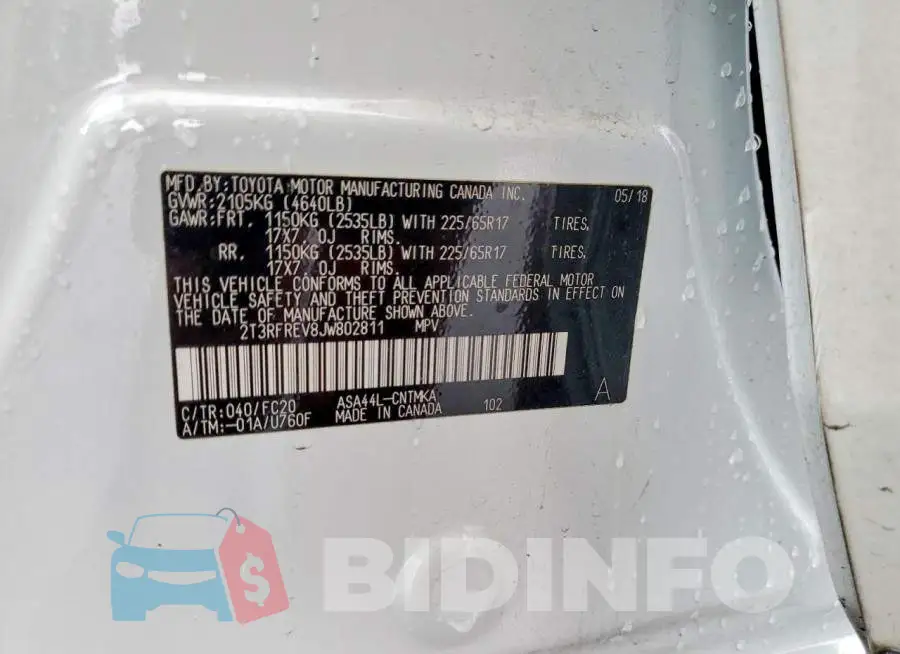 2T3RFREV8JW802811 Photo# 13