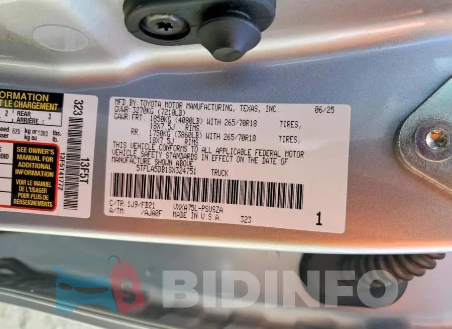 5TFLA5DB1SX324751 Photo# 12