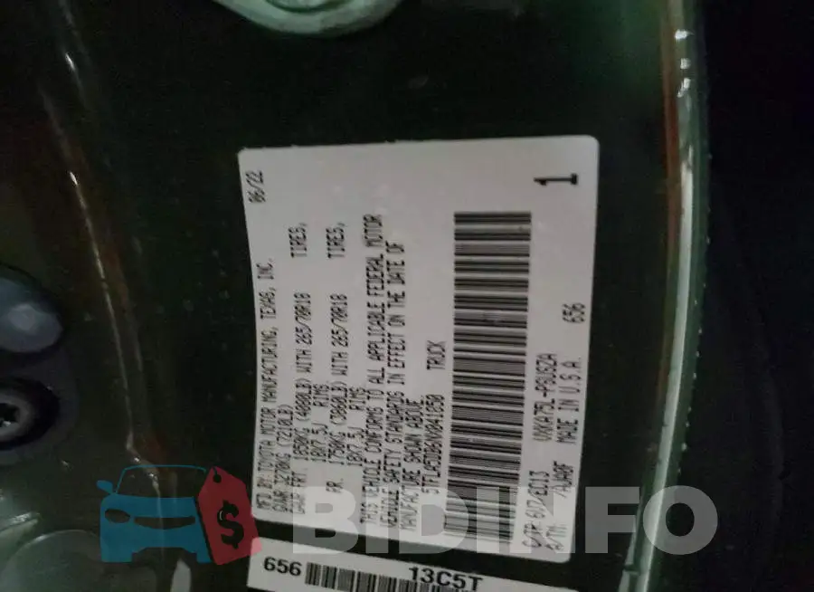 5TFLA5DB6NX041850 Photo# 12