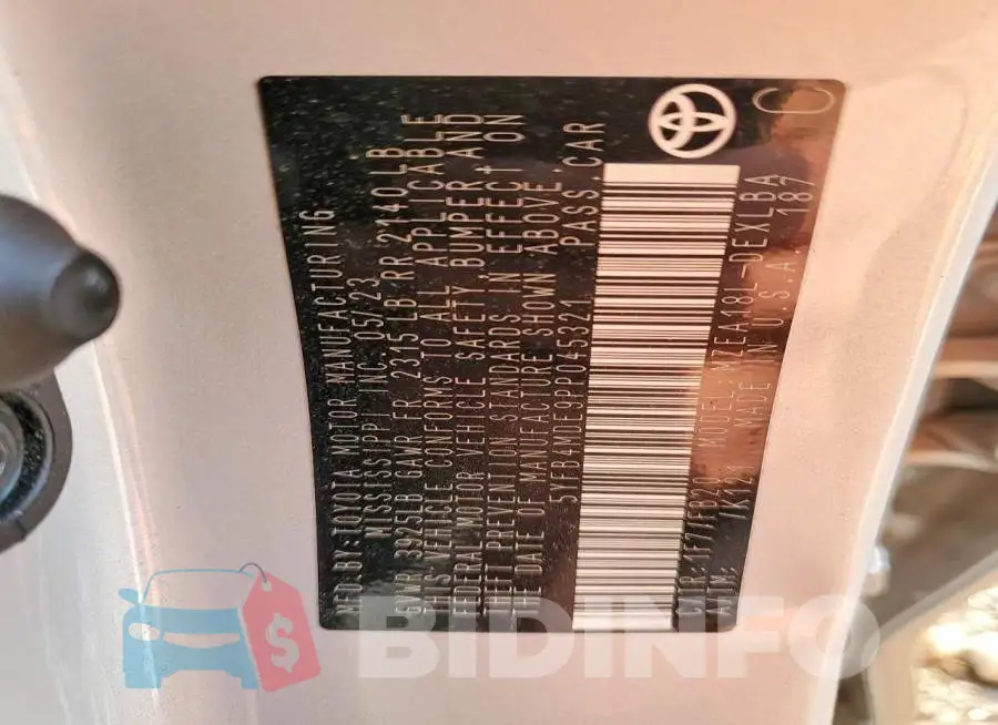 5YFB4MDE9PP045321 Photo# 12
