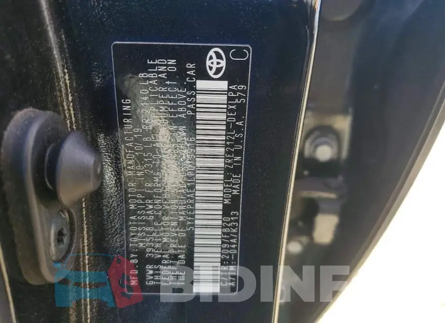 5YFEPRAE1LP079916 Photo# 12