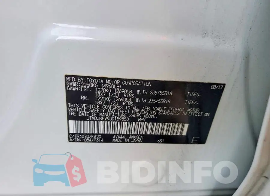 JTMDJREV9JD159858 Photo# 13