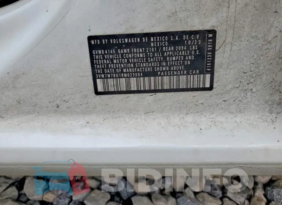 3VW7M7BU1RM023094 Photo# 12